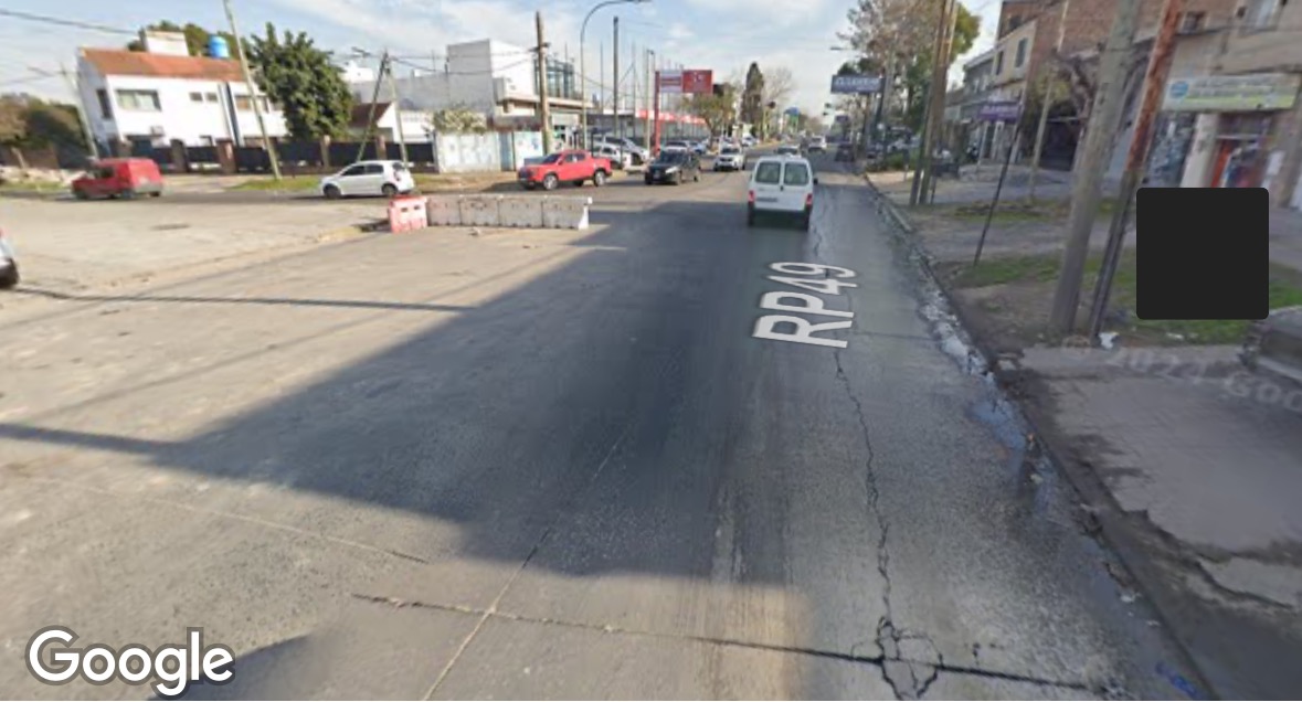 Calle cortada por construccion - Temperley