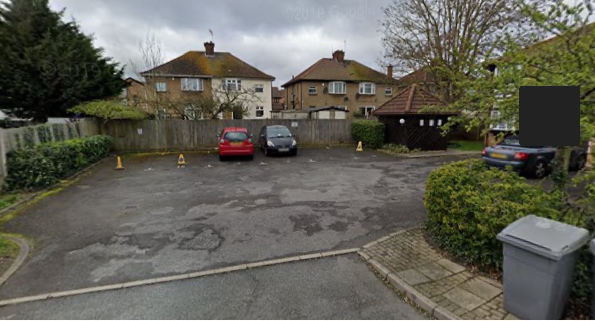 Parking lot Wembley - London