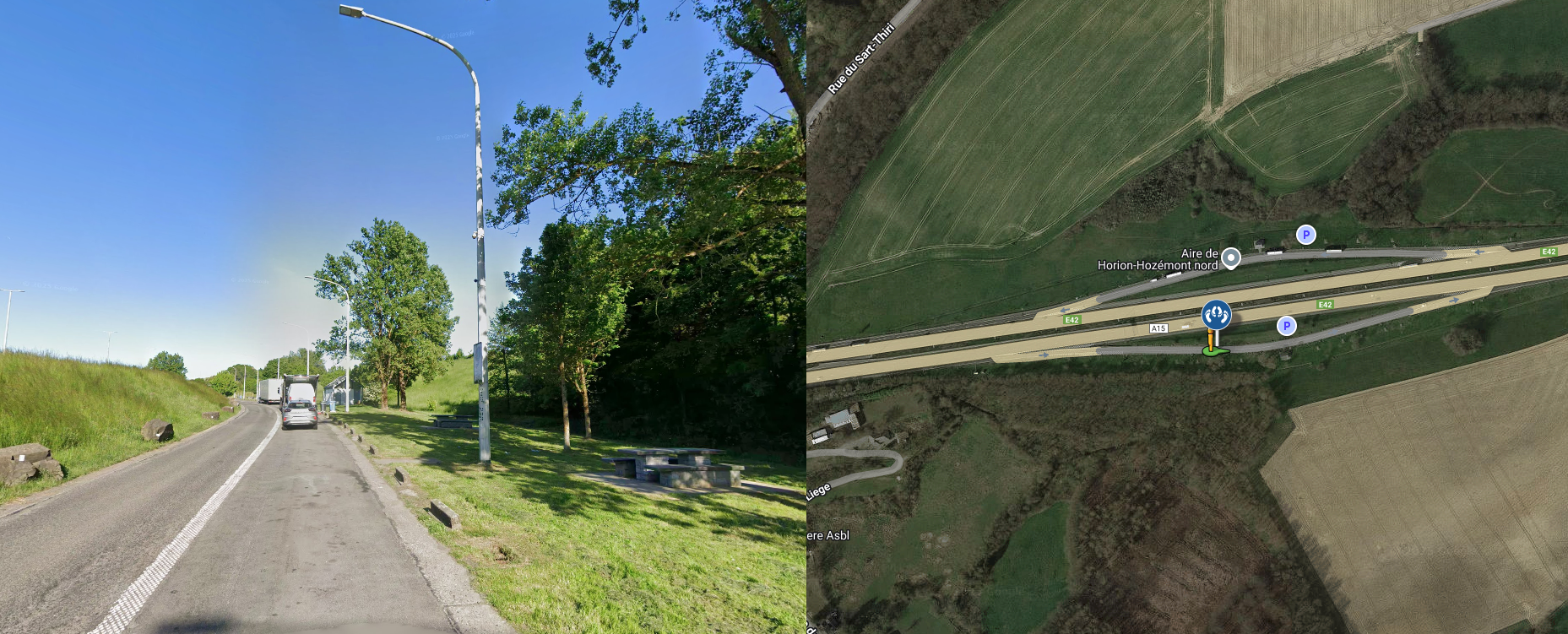 Aire de horion hozémont - Flémalle