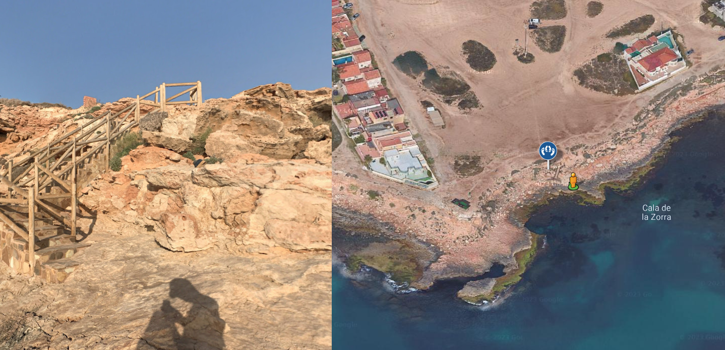 Cala de la Zorra (en serio, se llama así) - Torrevieja