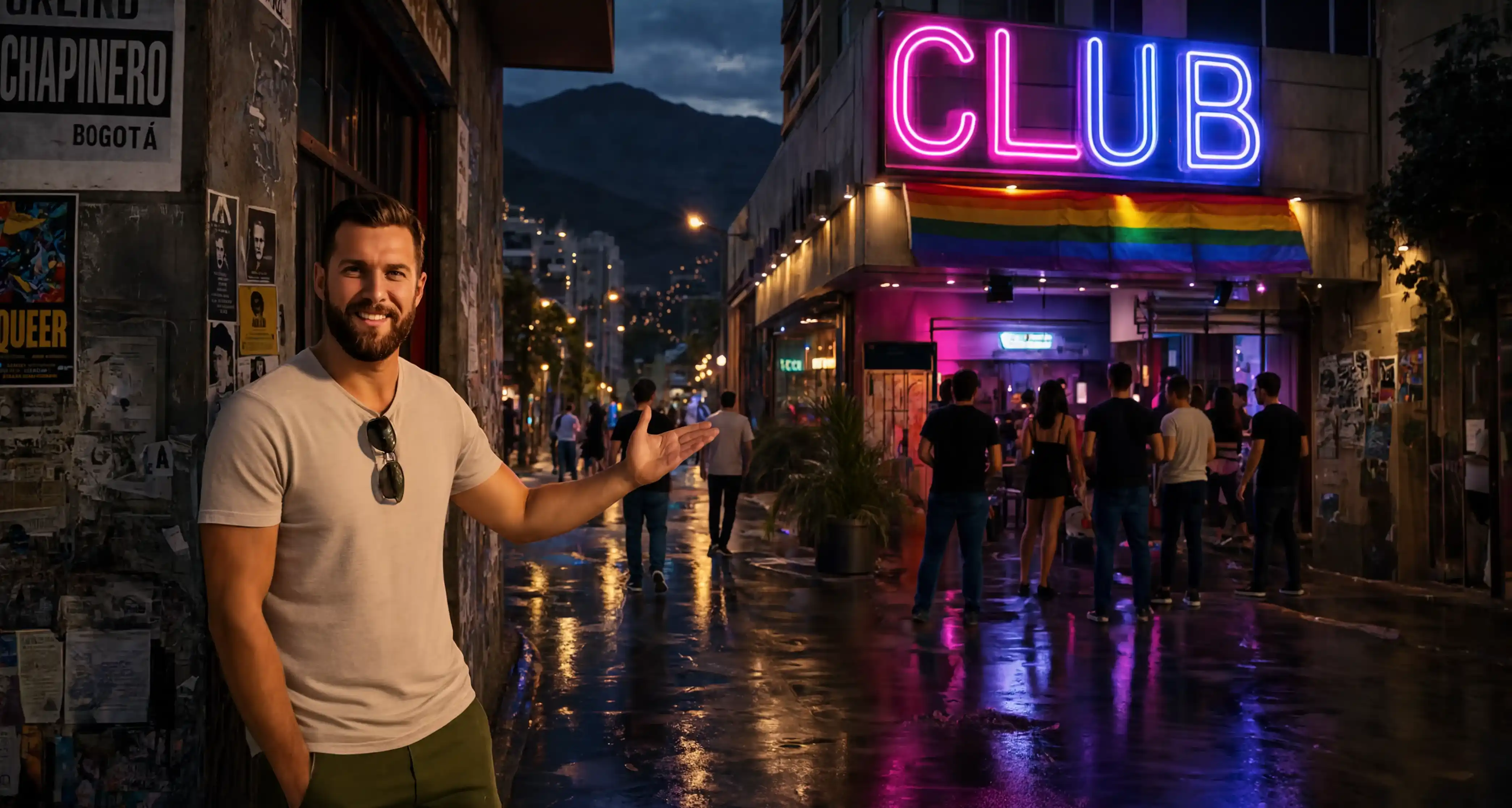 Mapa de clubs gay y saunas en Colombia