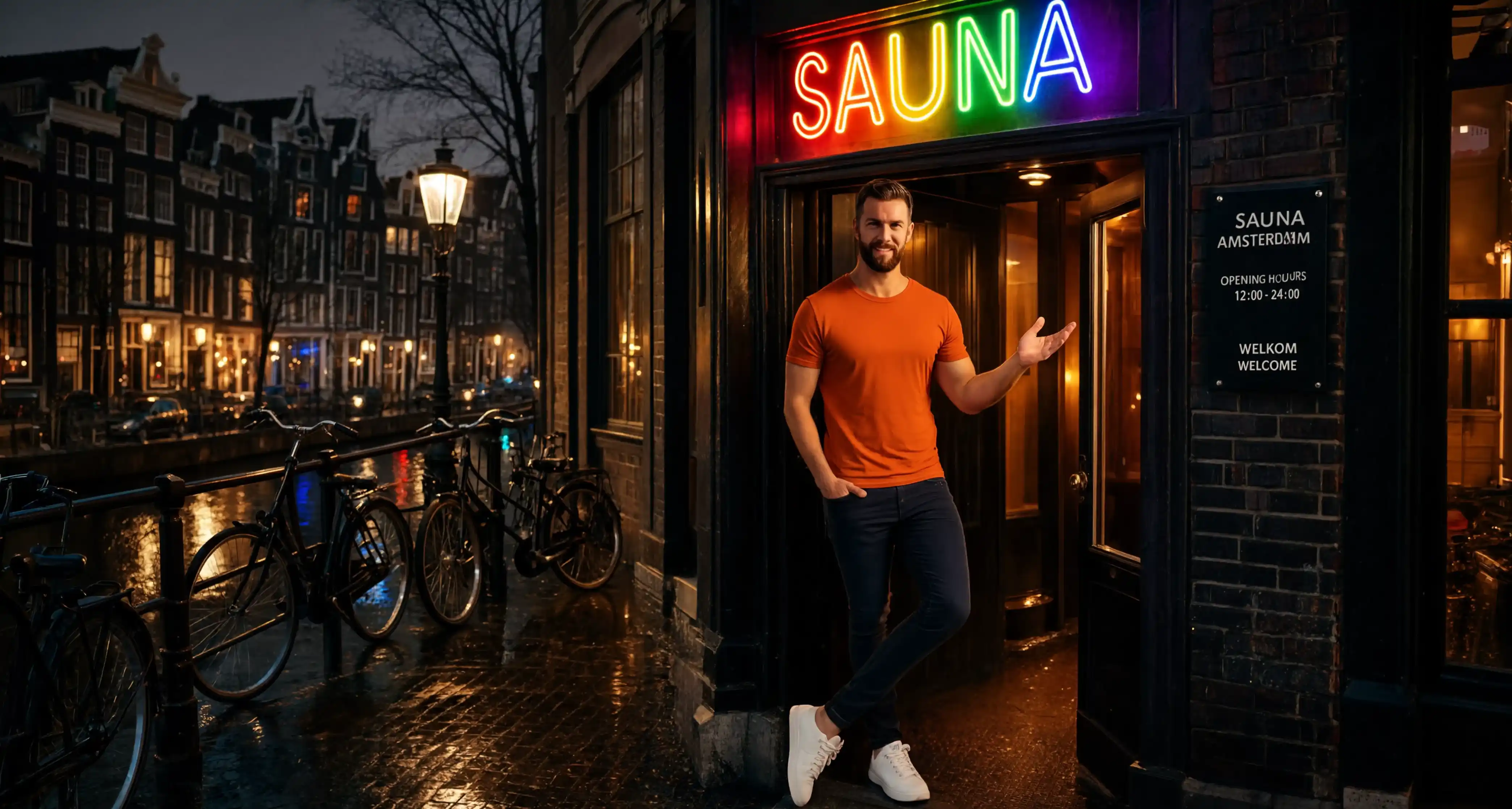 Mapa de clubs gay y saunas en Países Bajos